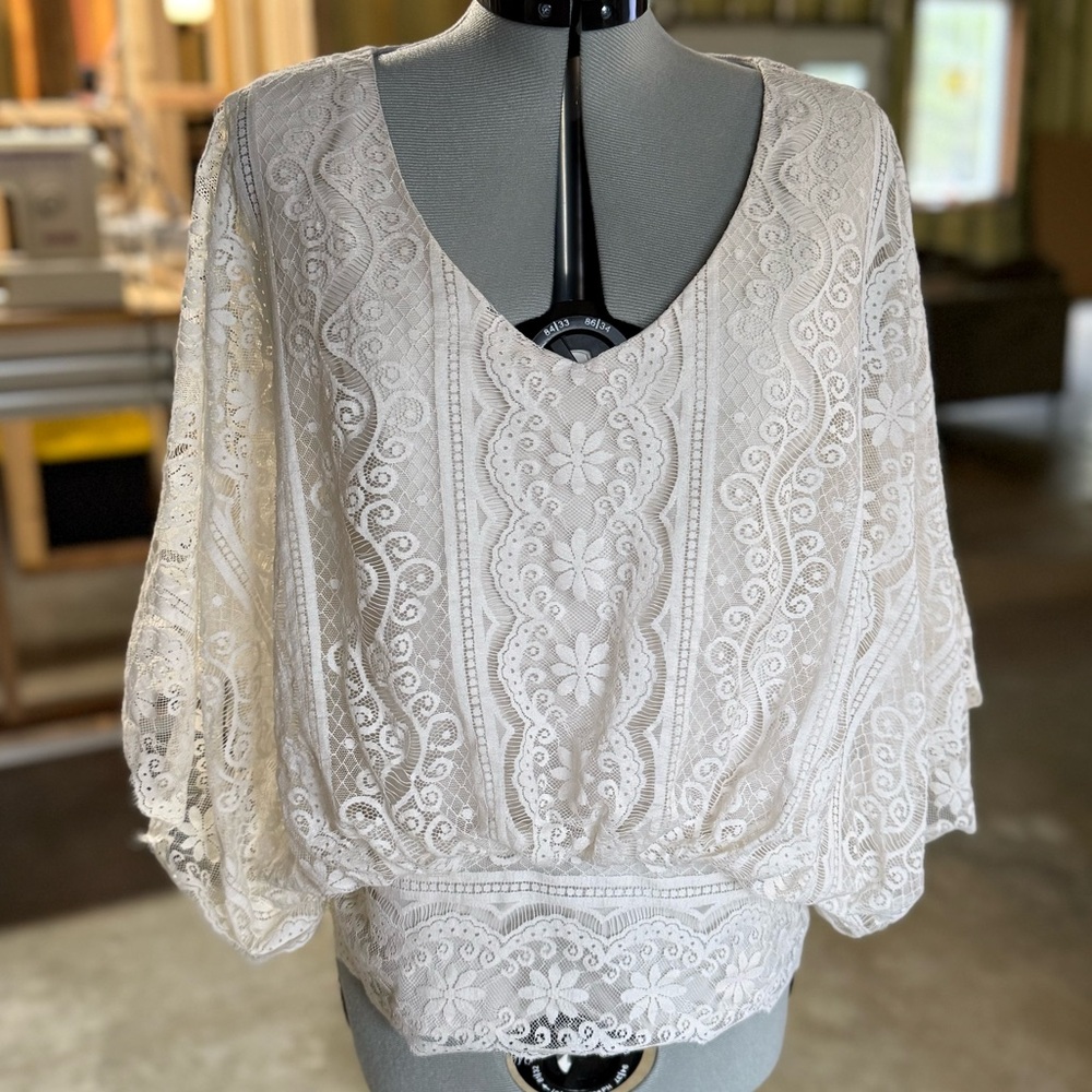 Beyond Vintage Lace blouse